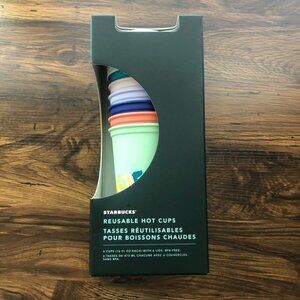 STARBUCKS 2021 Hoppy Hot Cups 6 pack NEW